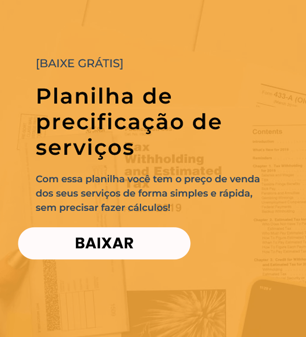 Planilha de precificação de serviços gratuita